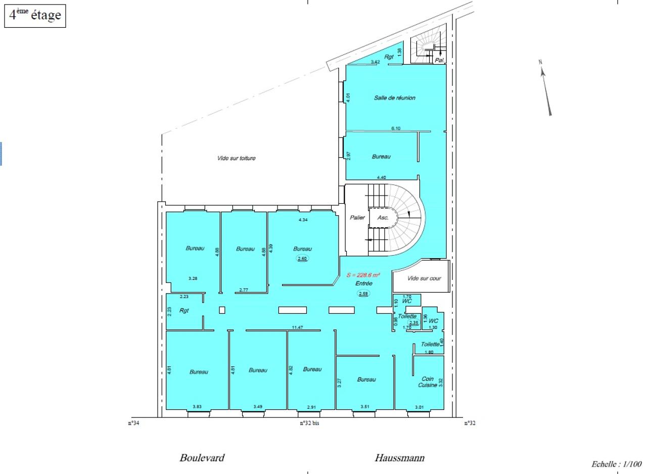 Bureau Paris 381m² Location bureau Paris OLBUR2425089 8
